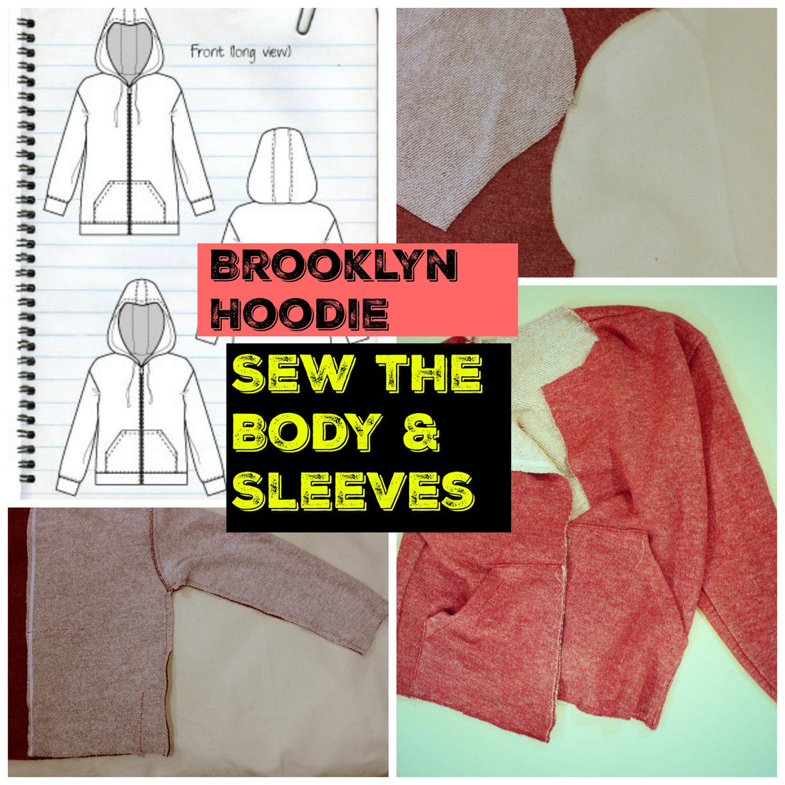 Brooklyn Hoodie Sew Along: Assemble the Body and Sleeves