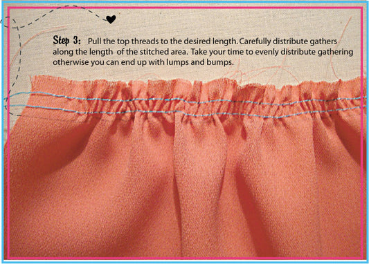 How to add Gathers to a Garment