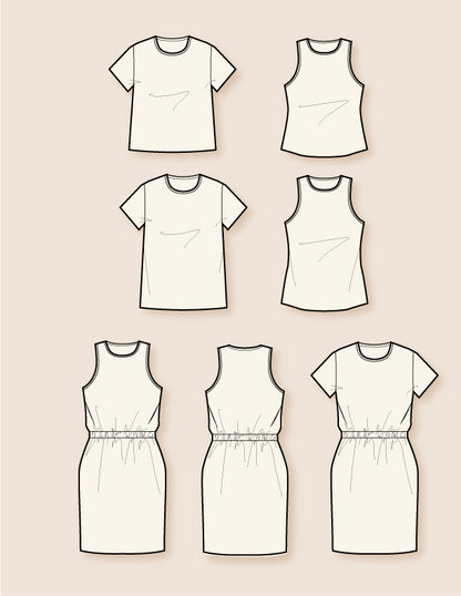 Martini Dress, Tank & Tee